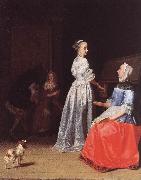 OCHTERVELT, Jacob Rehearsing the Song tye oil painting